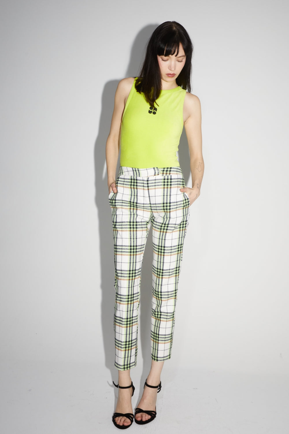 The Silvana Neon Tartan Pants