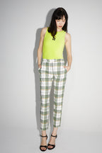 The Silvana Neon Tartan Pants