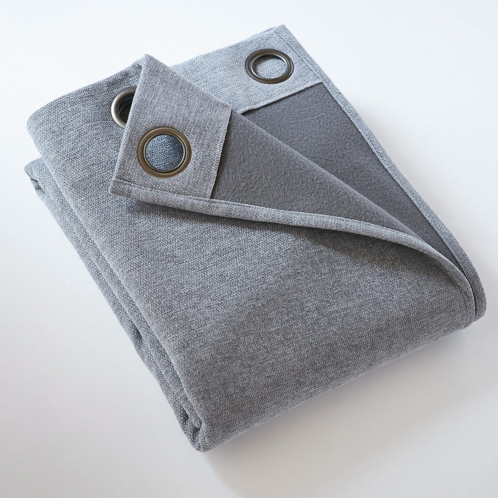 Bjorn - Blackout Curtain + Fleece - Polyester - Titanium
