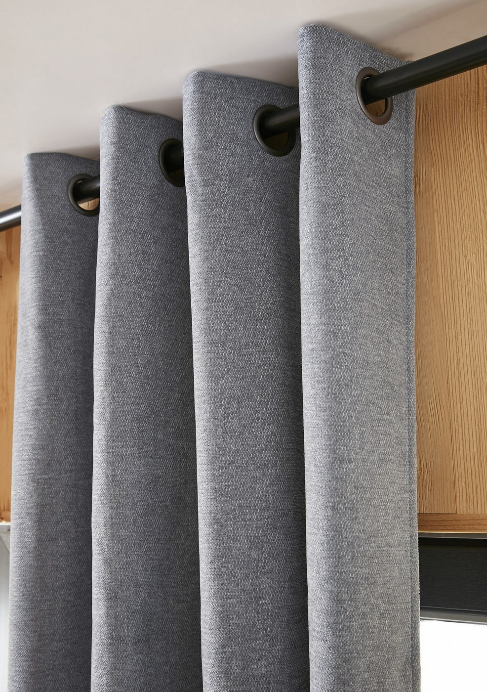 Bjorn - Blackout Curtain + Fleece - Polyester - Titanium