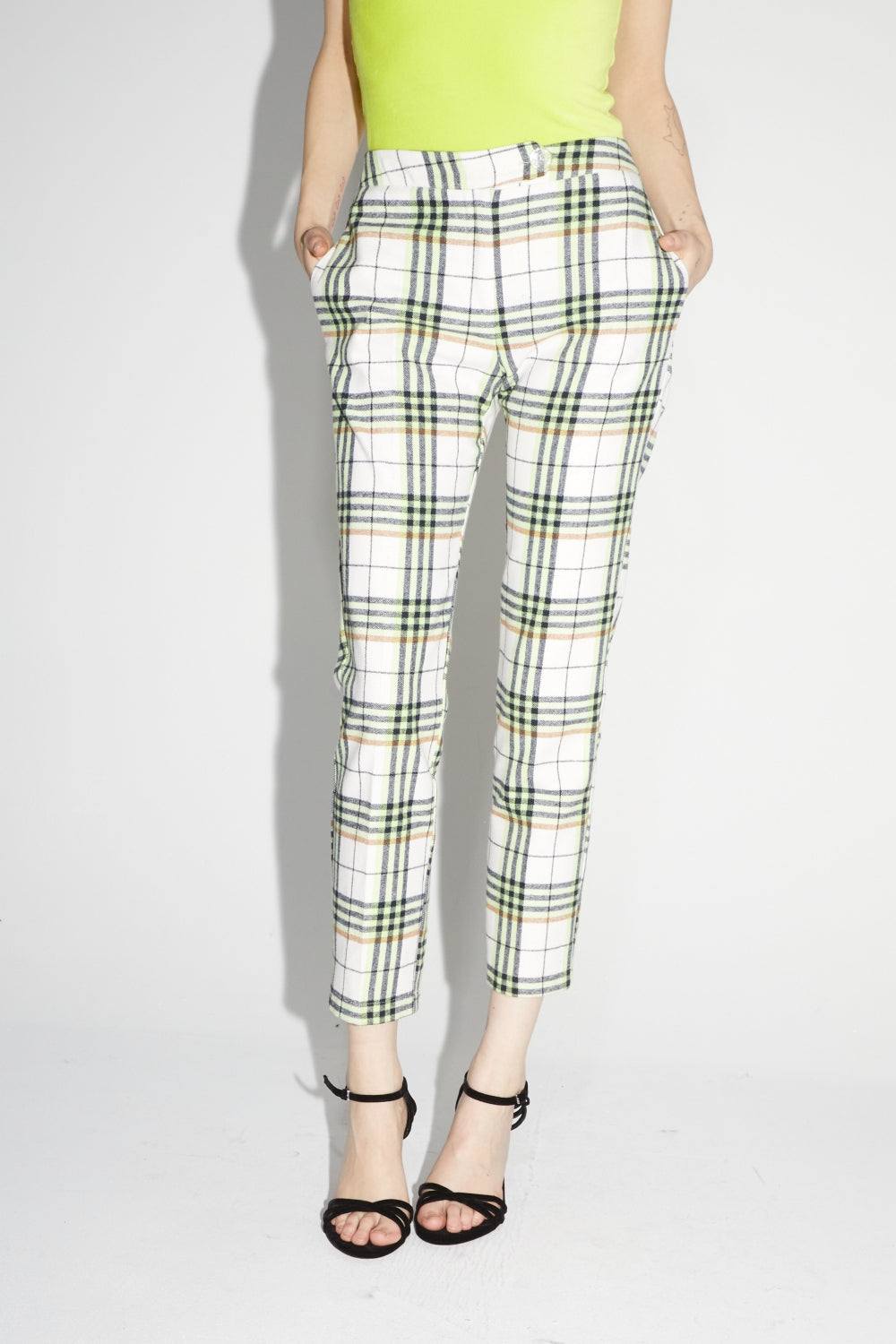 The Silvana Neon Tartan Pants