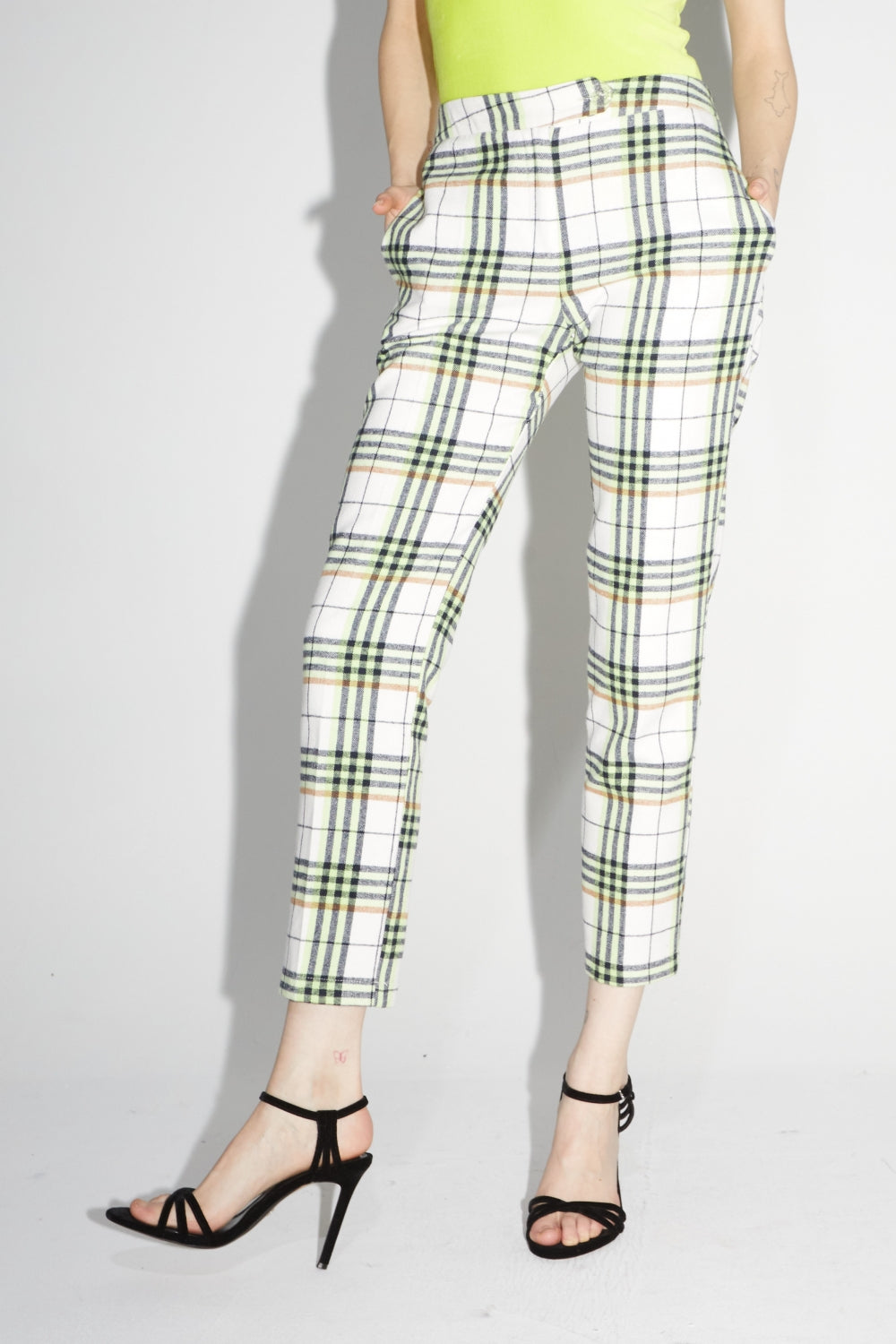 The Silvana Neon Tartan Pants