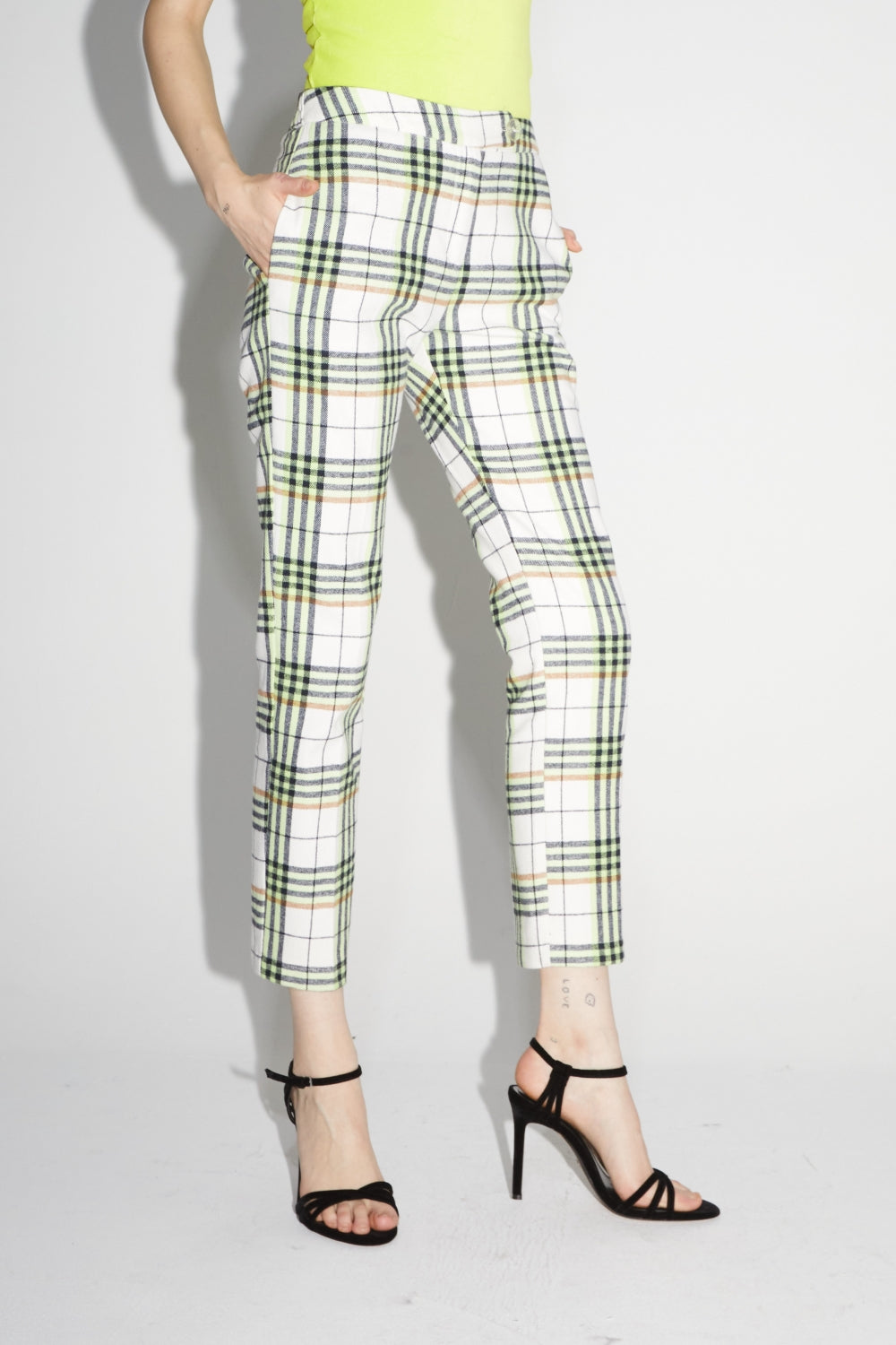 The Silvana Neon Tartan Pants