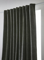 Blackout Curtain with Gathered Tape + Fleece Lining - Polyester - Bjorn - Rosemary