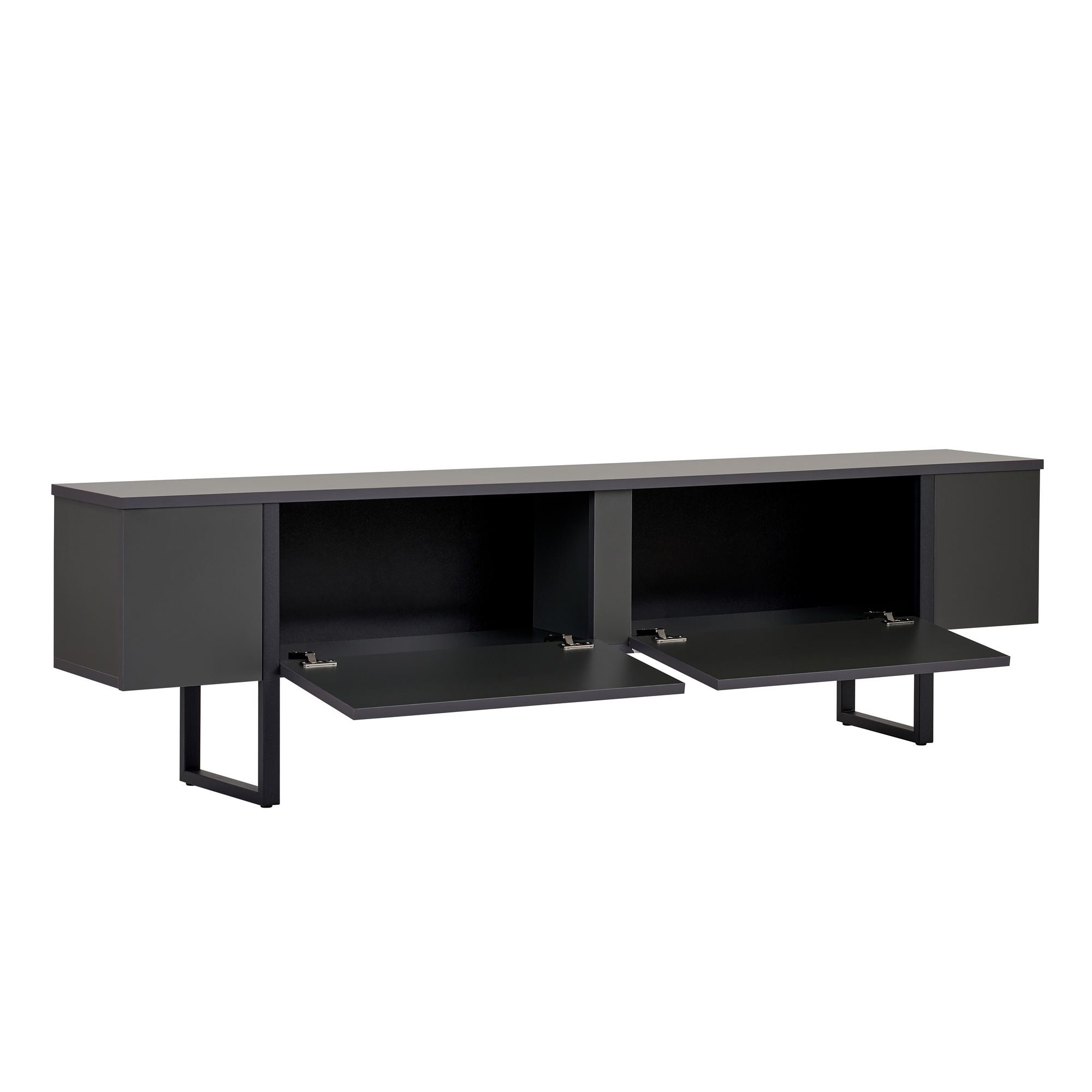 Onera - TV Stand - Anthracite/Black