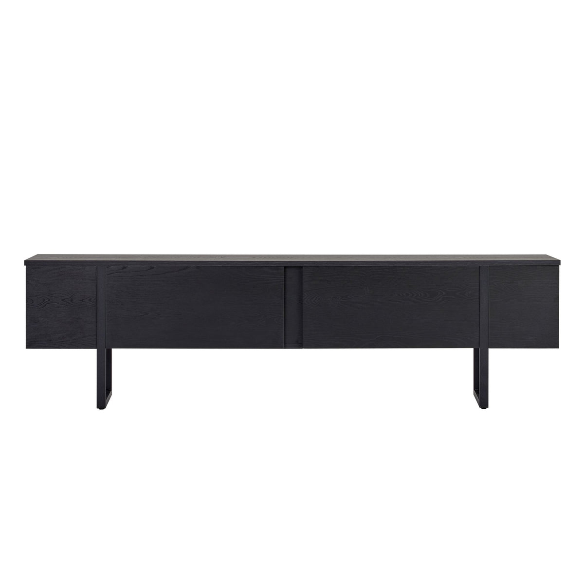 Onera - TV Stand - Black Wood/Black