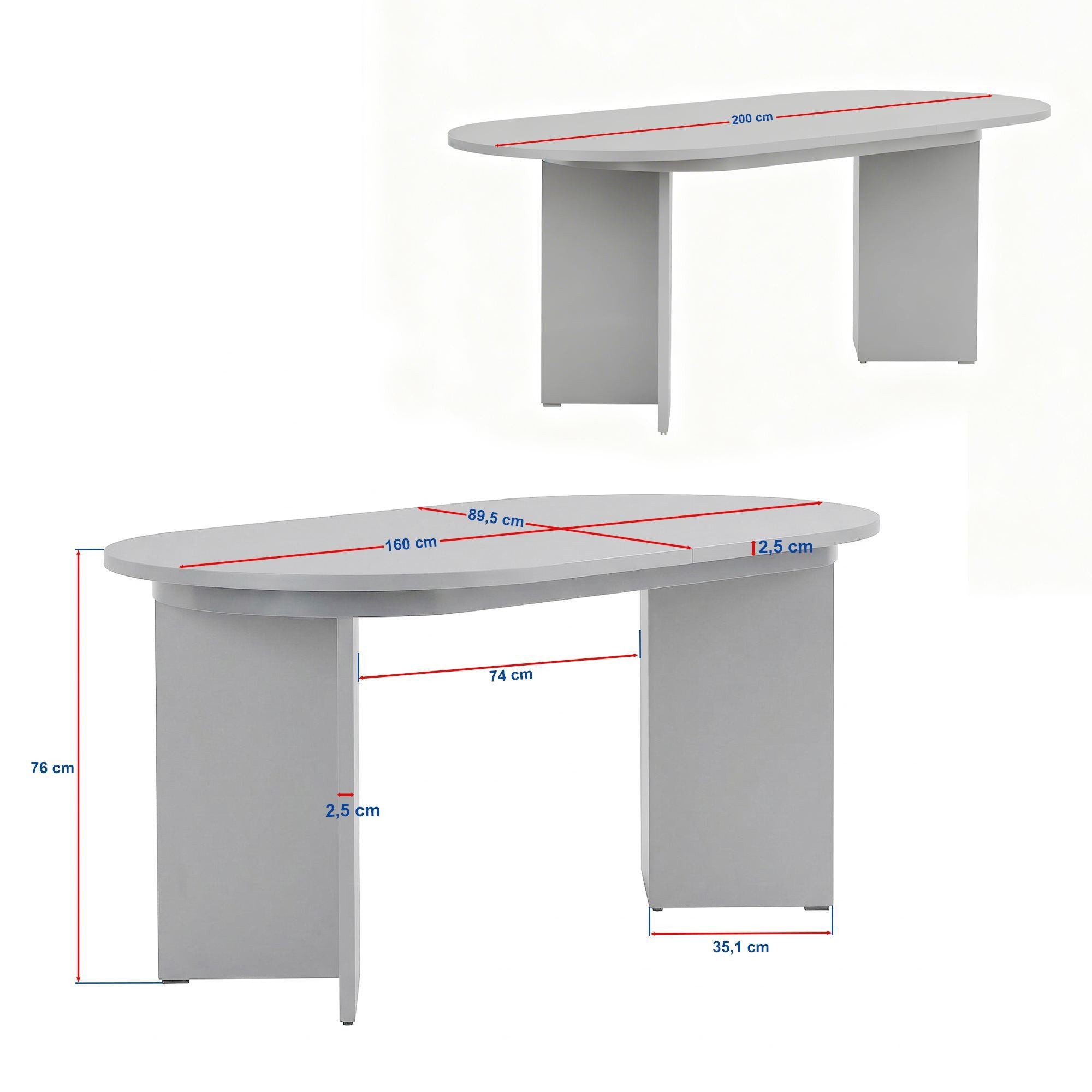 Tables À Manger Extensibles Sorell - Travertin / Noyer Milano