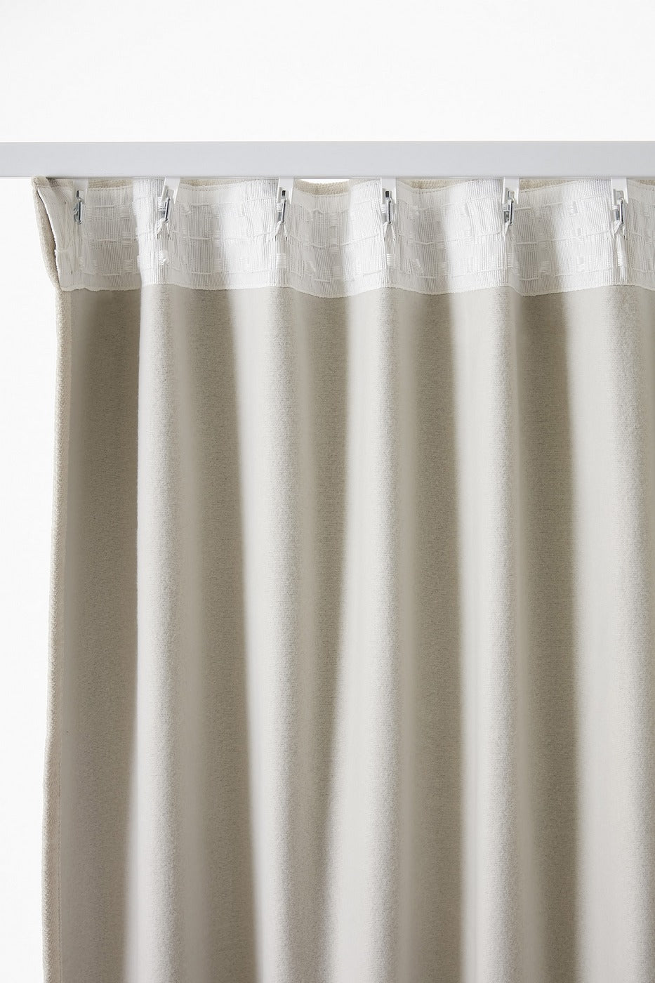 Bjorn - Blackout Curtain with Gathering Tape + Fleece - Polyester - Pampa