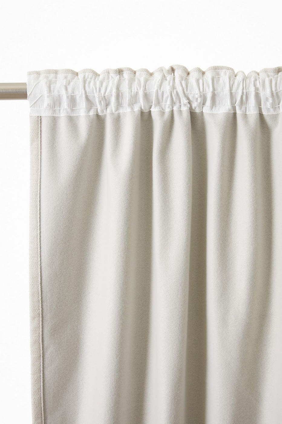 Bjorn - Blackout Curtain with Gathering Tape + Fleece - Polyester - Pampa