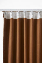 Bjorn - Rideau Galon Fronceur Occultant + Polaire - Polyester - Camel