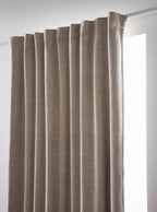 Bjorn - Rideau Galon Fronceur Occultant + Polaire - Polyester - Lin