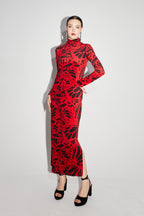 La Robe Tube Sam Velvet Kiku