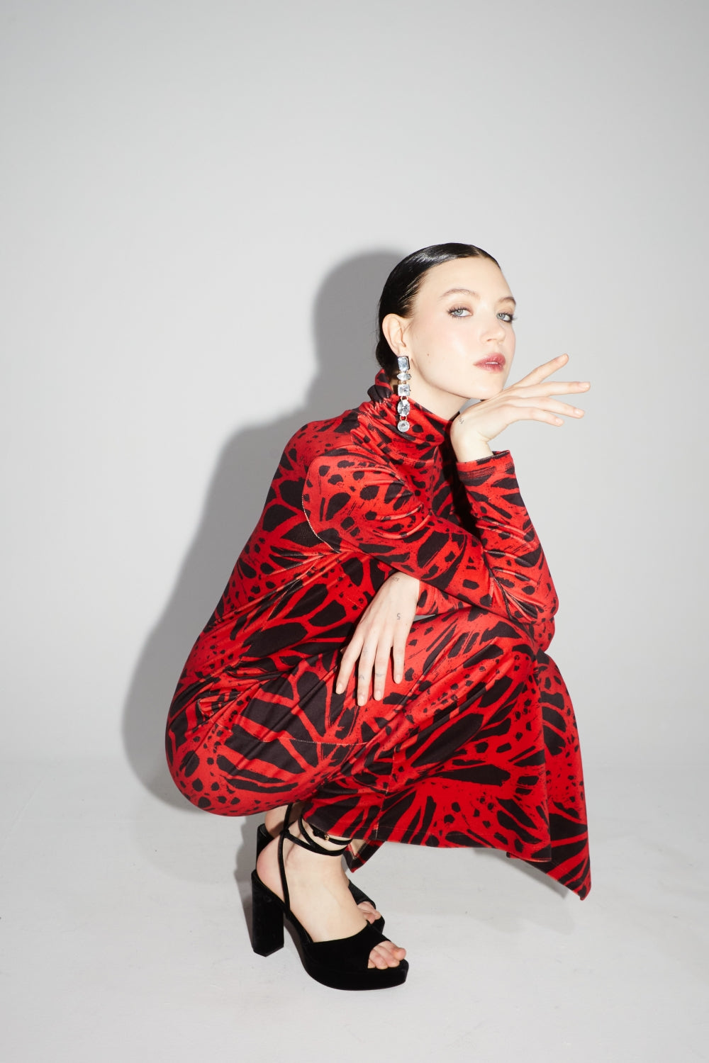 La Robe Tube Sam Velvet Kiku