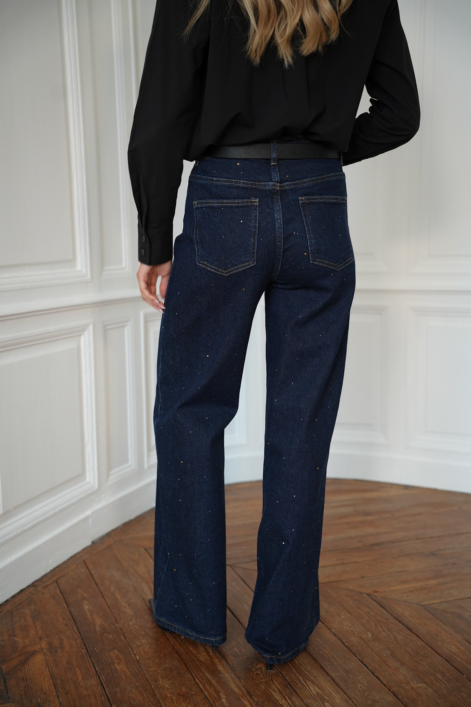 Jean À Strass Stef - Bleu