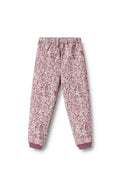 Pantaloni termici Alex - Rosa cipria a motivo paisley
