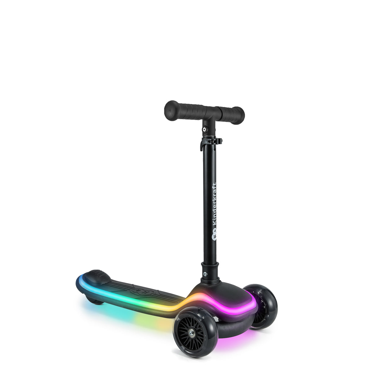 Raket Three-Wheel LED Scooter Black