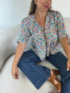 Blusa con lazo Faustine