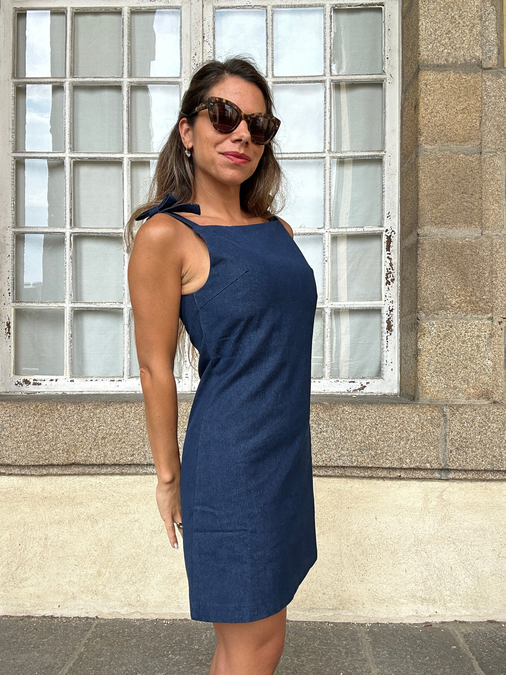 Robe Olga Bleue
