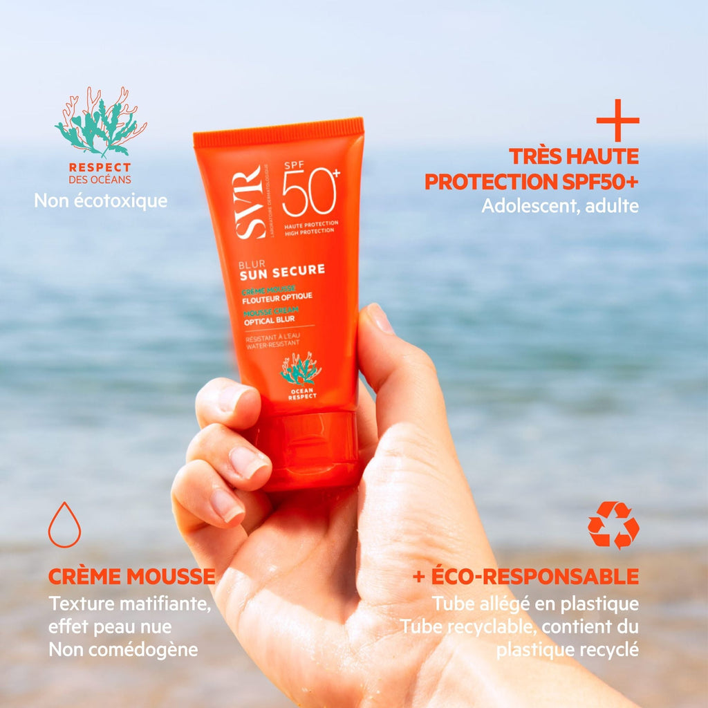 Blur Visage Spf50+ Sun Secure - Protection Solaire - Peaux Sensibles