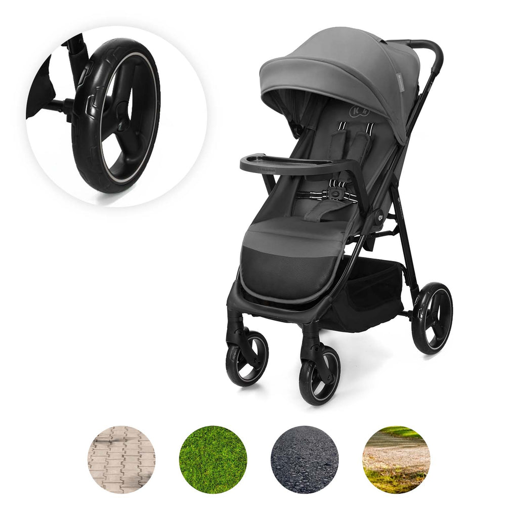 Poussette Trig 3 Avec Tablette Gris