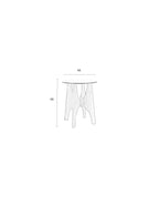 Kobe - Table D'Appoint - Verre - Naturel/Beige