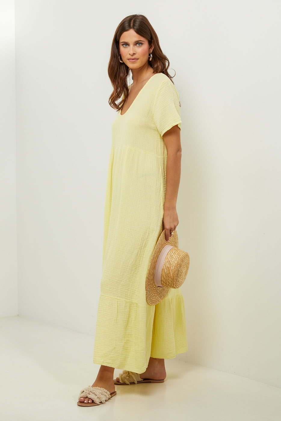 Robe - Jaune - Femme