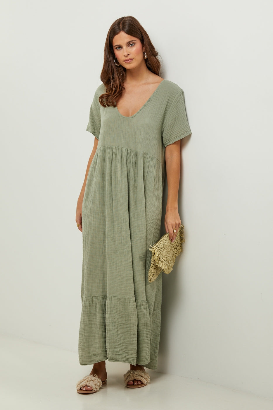 Robe - Kaki - Femme