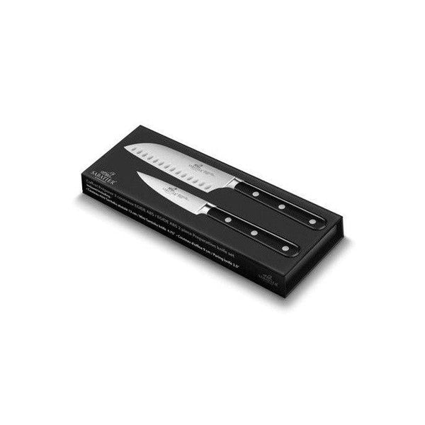 Caja Preparar - 2 Piezas Egide Abs - Cuchillo Oficina 9Cm/Mini-Santoku 12Cm