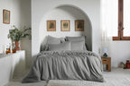 Lysandre - Housse De Couette - Lyocell Uni - Granit