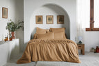 Lysandre - Housse De Couette - Lyocell Uni - Camel