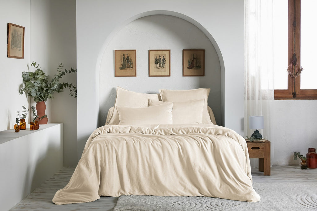 Lysandre - Housse De Couette - Lyocell Uni - Pampa