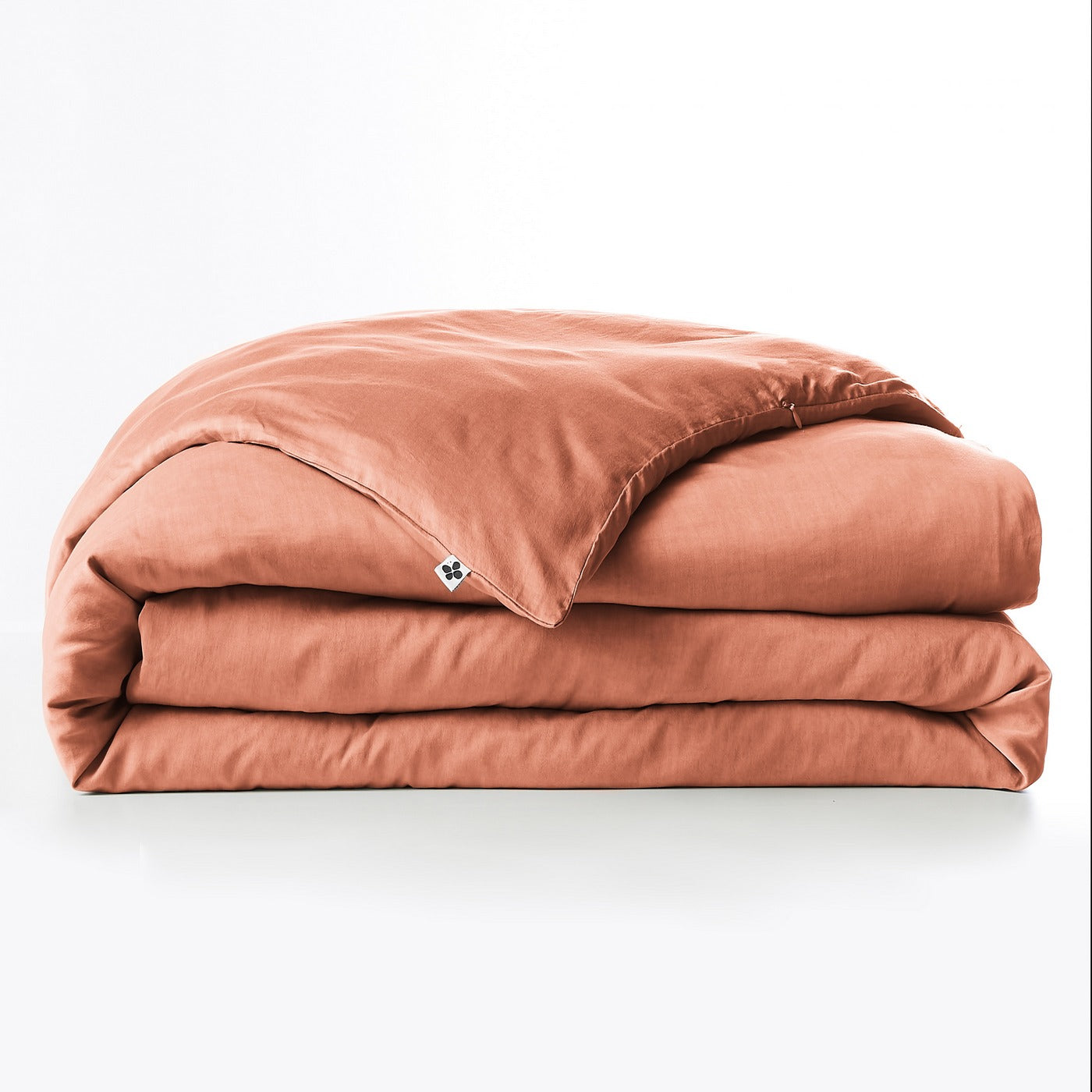 Lysandre - Housse De Couette - Lyocell Uni - Terracotta