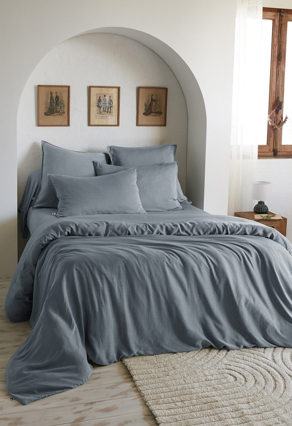 Duvet Cover - Plain Lyocell - Lysandre - Stone
