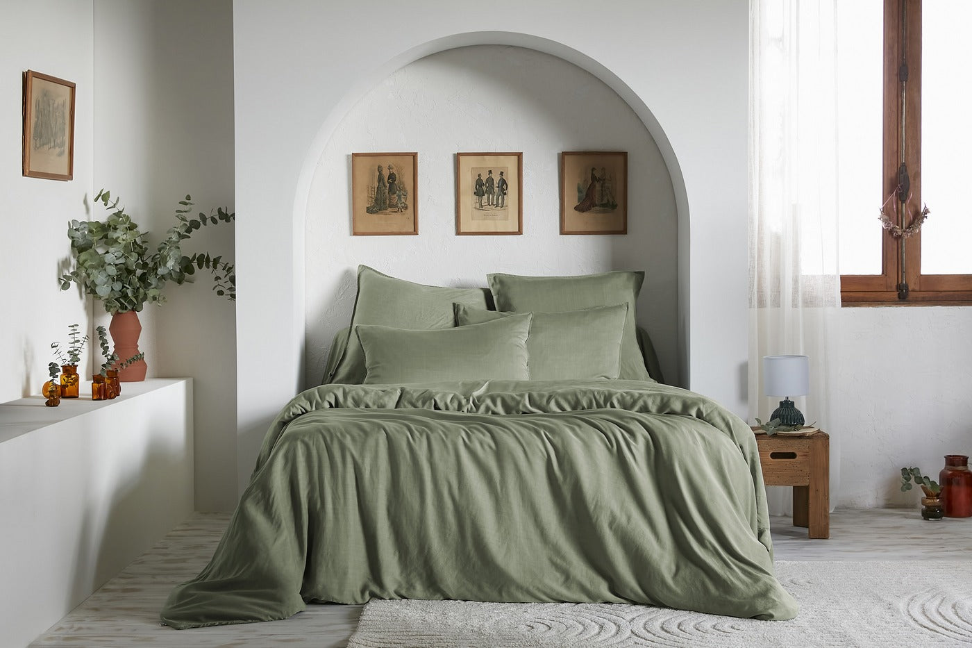 Lysandre - Housse De Couette - Lyocell Uni - Thym