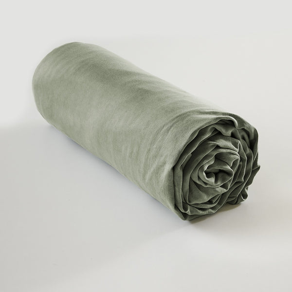 Fitted Sheet - Plain Lyocell - Lysandre - Thyme