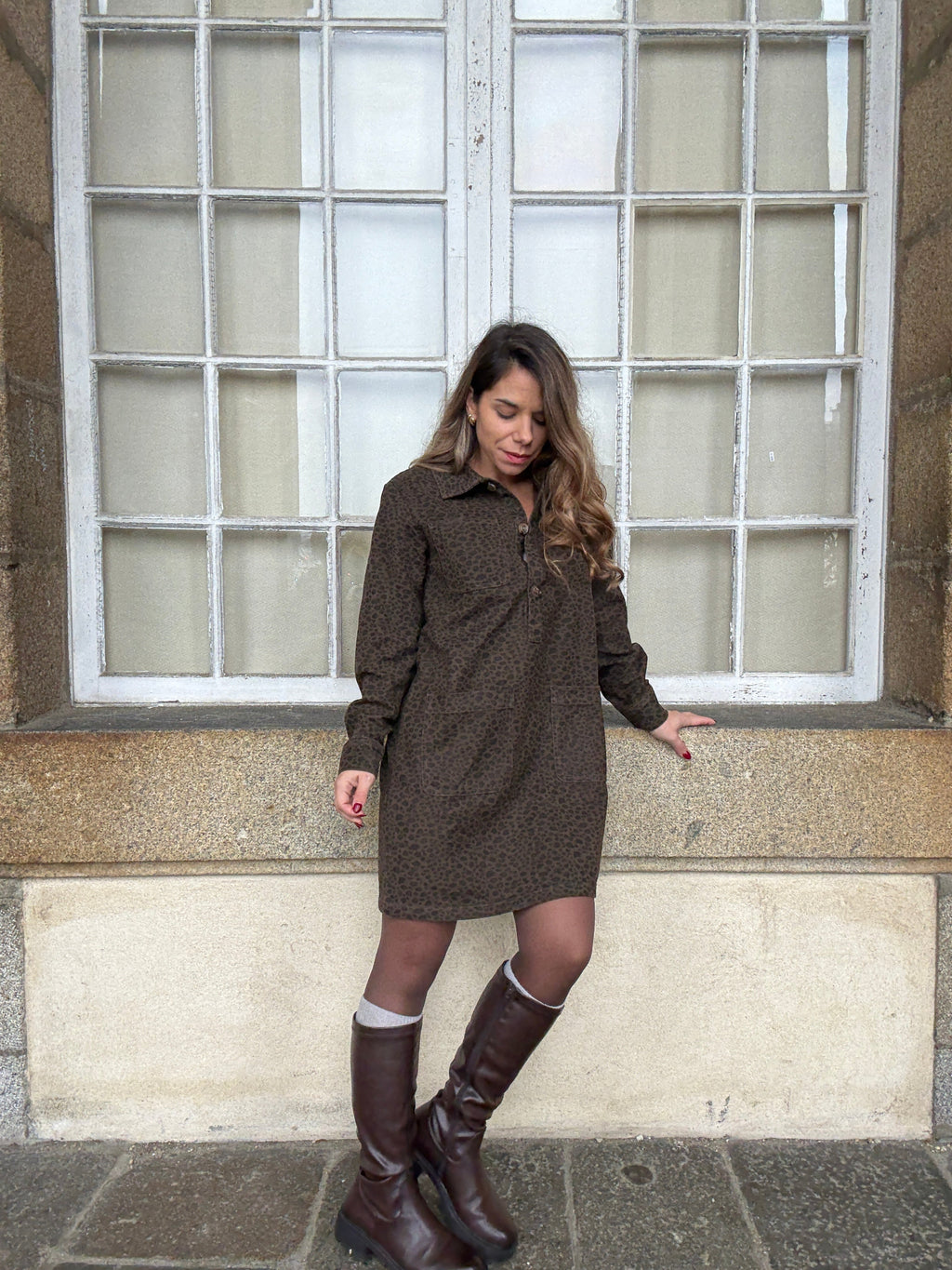 Robe Alix léopard