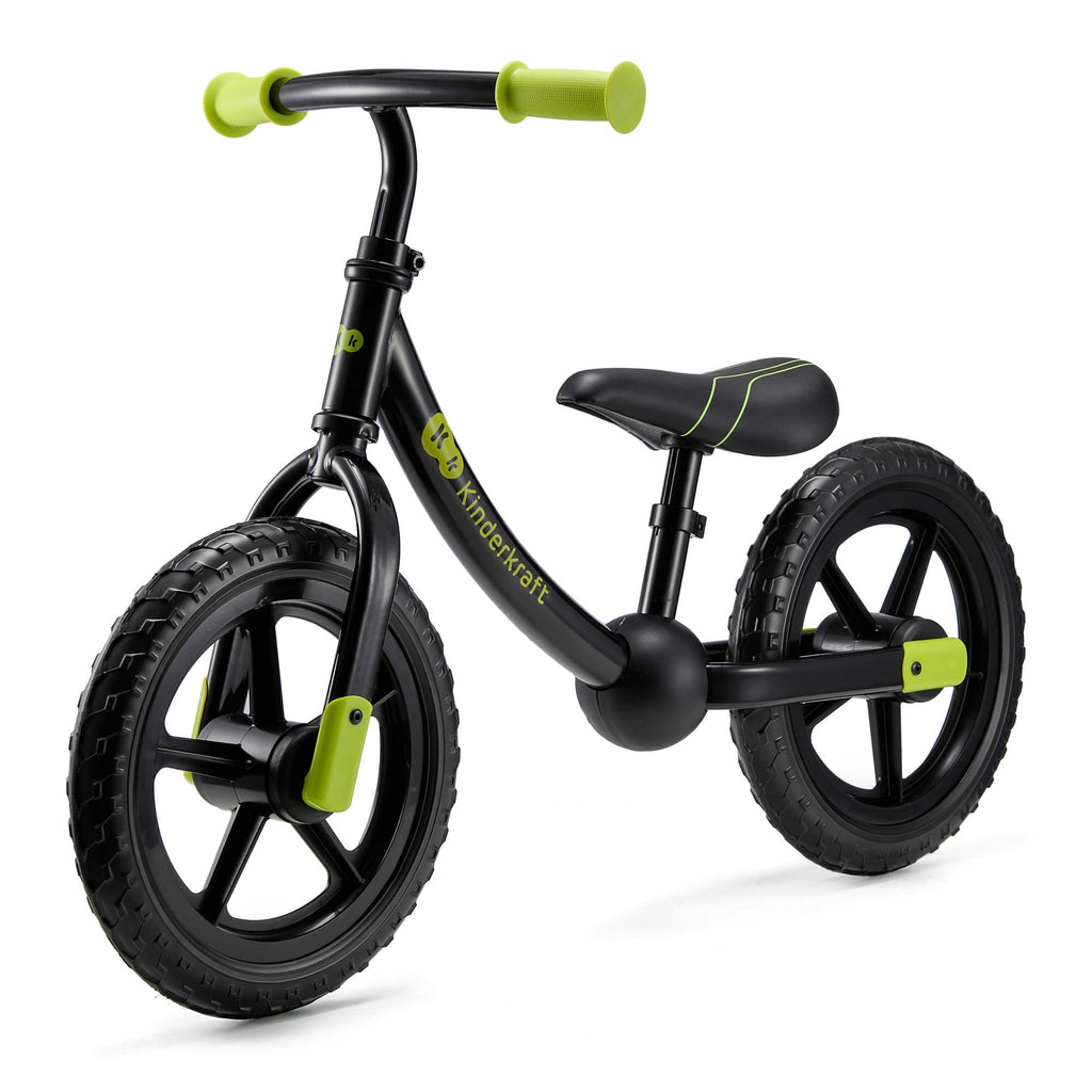 2Way Next Off-Road Balance Bike with Large Wheels, Black