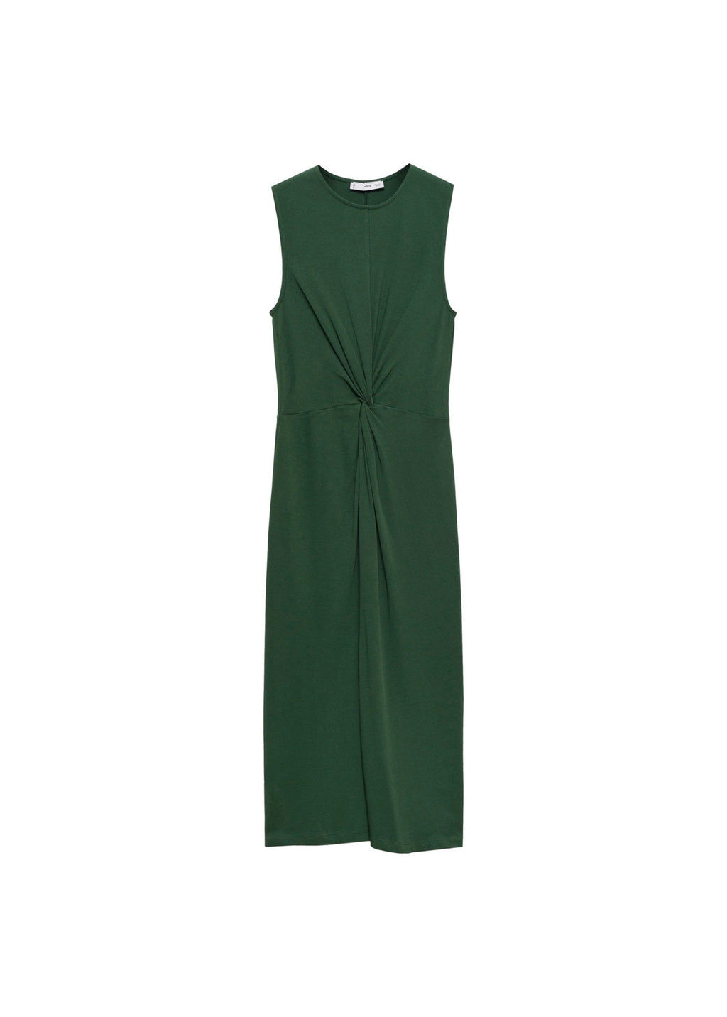 Robe Midi Détail Drapé
