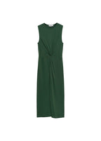 Robe Midi Détail Drapé