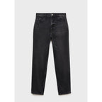 Jean Mom2000 Mom Taille Haute - Black Denim