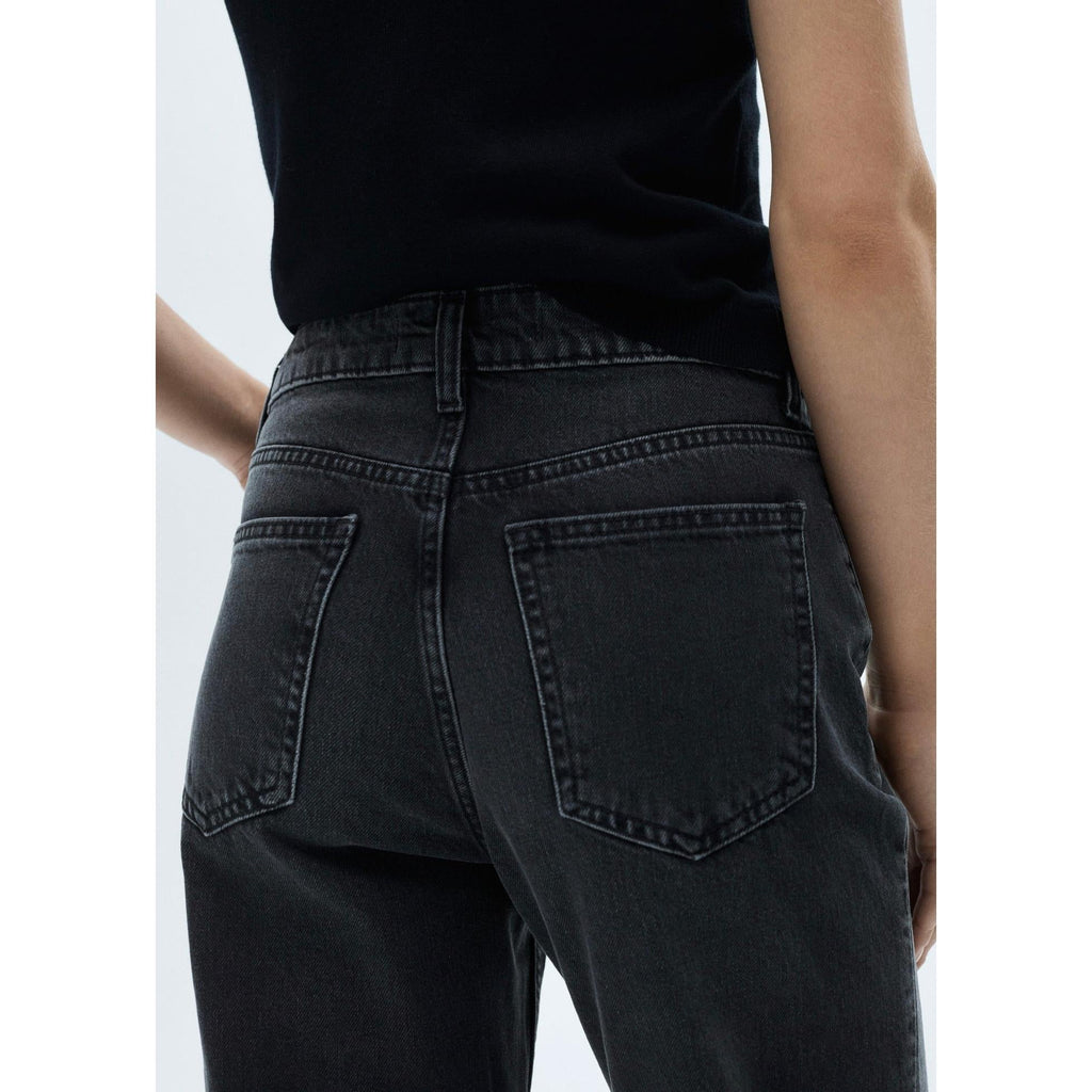 Jean Mom2000 Mom Taille Haute - Black Denim