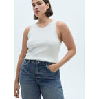 Jean Blanca Droit Crop