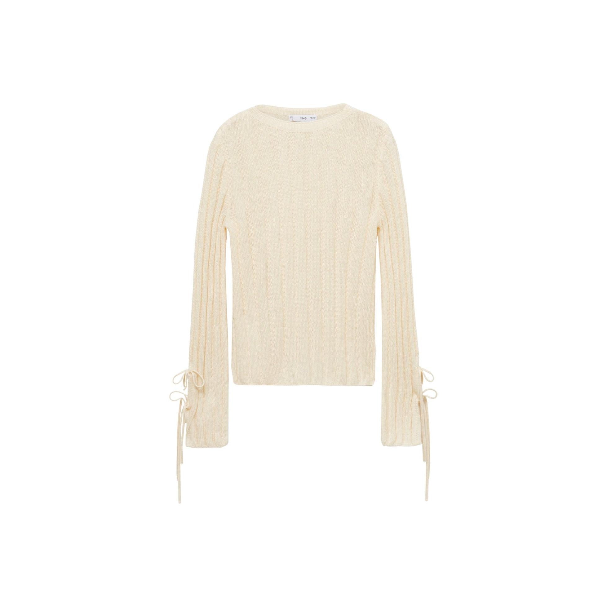 Ribbed Sweater - Ecru