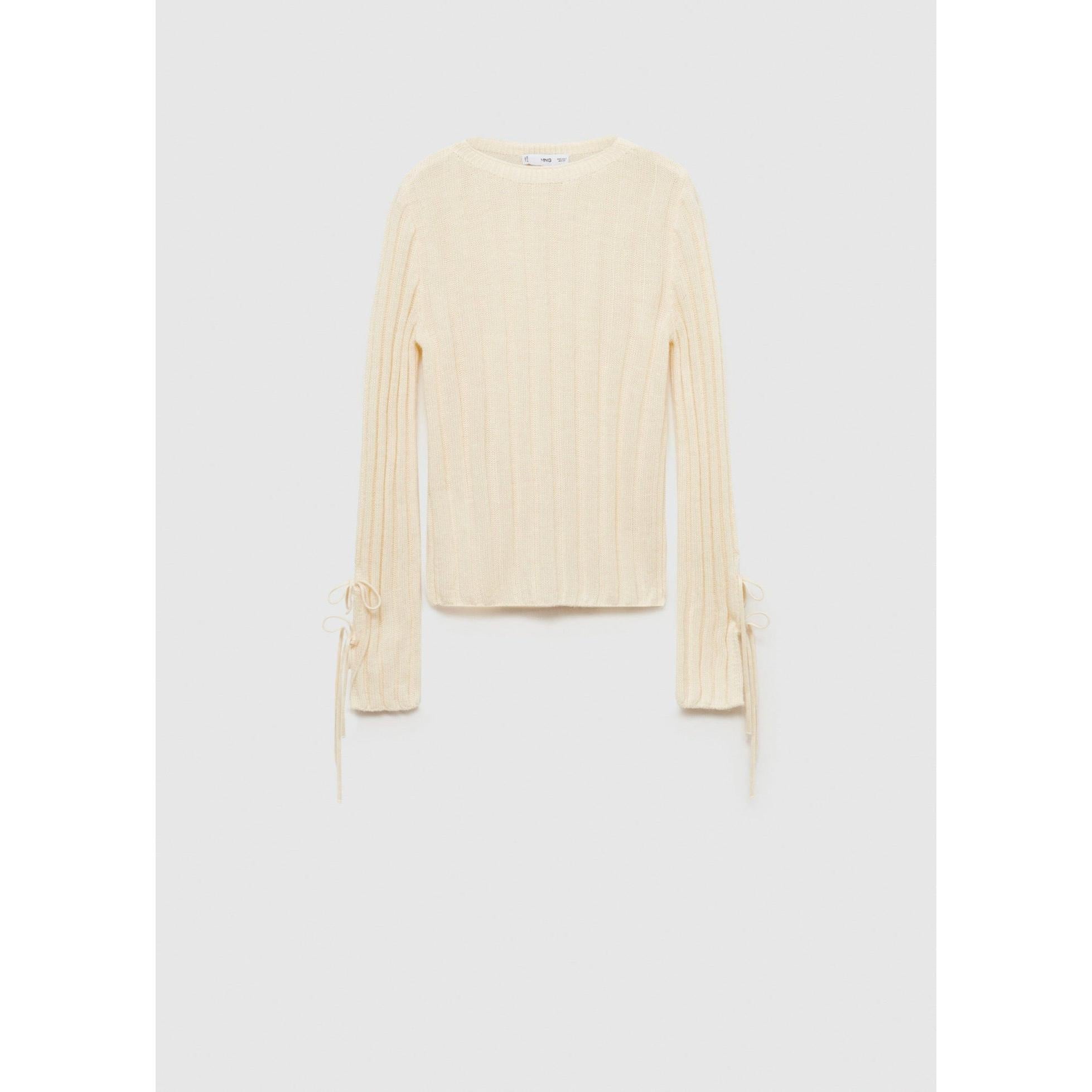 Ribbed Sweater - Ecru