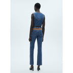 Jean Droit Détails Contrastés - Dark Blue