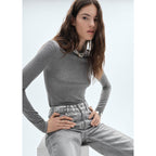 Foil Straight Jeans - Silver