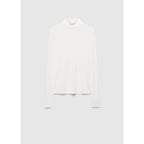 T-Shirt À Col Montant - White