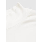 T-Shirt À Col Montant - White