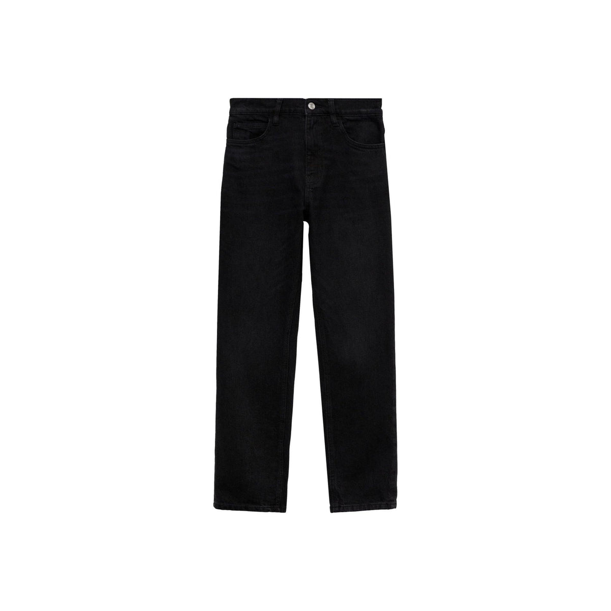 Newmom Comfort High-Waisted Jeans - Black Denim