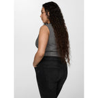 Newmom Comfort High-Waisted Jeans - Black Denim